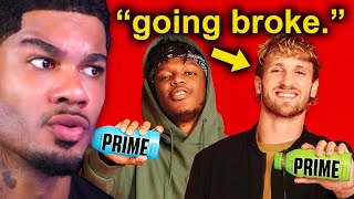 KSI & Logan Paul PANIC as PRIME LOSES MILLIONS ..
