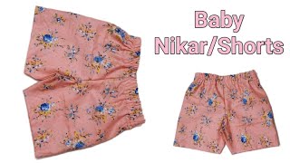 Baby nikar cutting and stitching.Baby shorts