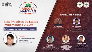 Arogya Manthan 2022: Session 7 Best Practices by States implementing ABDM