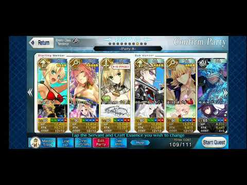 [FGO NA] Surfer Mordred with Kintoki Rider in Action - Hunting Quest, May 29th