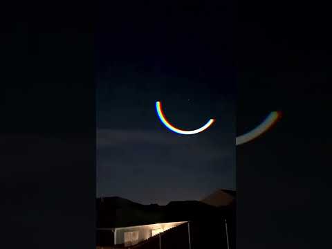 I saw the space station from my backyard