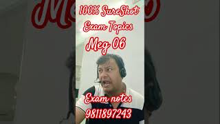 #meg06#meg06examtopics #100#confirmexamtopicsofMeg06 #maenglish ##crashcourse #megignou #examtips
