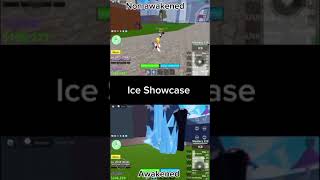Ice Fruit Showcase #bloxfruits #roblox #icefruit