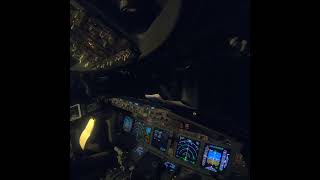 Night flight on B737     #boeing737  #aviation  #cockpitviews  #aviation