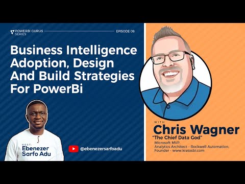 Power BI Guru Series E08 || Business Intelligence Adoption & more w/Chris Wagner (KratosBi)