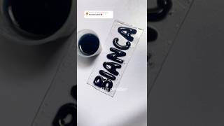 BIANCA | who next?? #fypシ゚viral #shortvideo #nameart #shorts #tiktokvideo