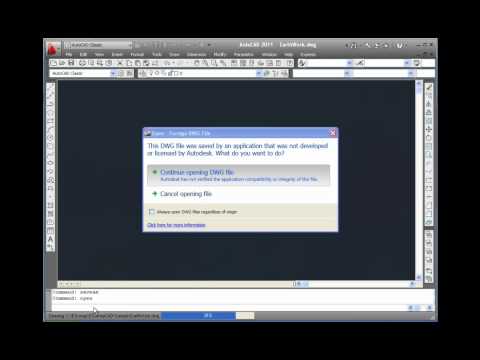 AutoCAD Tutorial -- File Management