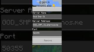 Join my public smp plz || #publicsmp #aternos #minecraft #rgbucketlist #notyourtype #mcpe#mcpeshorts