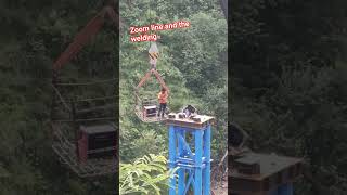 working on height with the zoom line crane...#civilwork #structure #bridge #zoomline #crane #welding