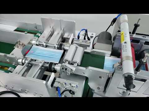 口罩机一拖二出口美国，出货前测试机器