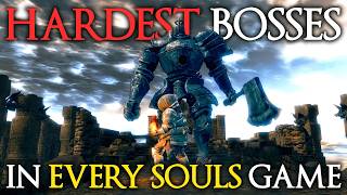 The Hardest Boss From EVERY Soulsborne Game