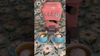 Making Mini Latte Coffee! 🫶🏼☕️ #miniverse #miniversemakeitminiappliances #minicoffee #espresso