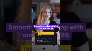 Smooth scroll snap with 1 line of CSS