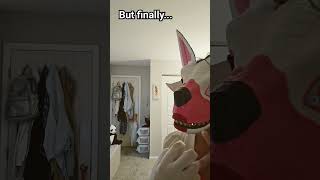 INTRODUCING SCARLET AND #FNAFMANGLE!!!❤️👹 (srry for being late) #fnaf #dragonpuppet #cosplay #10k