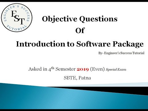 Introduction to Software Package 2019| Engineers success tutorial | Diploma student| Solved question