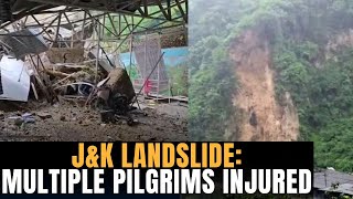 J&K LIVE: Massive Landslide in Mata Vaishno Devi Yatra Route; 4 Pilgrims Injured |Old Track in Reasi