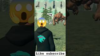 KingKong Monster Vs All Gun's Bullet OneDead Challenge | Indian BikeDriving 3d #shorts #gaming