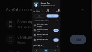 Samsung device care logo is changed #devicecare #samsung