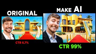 CREATE VIRAL Thumbnails Like MR BEAST in Minutes with AI and PS