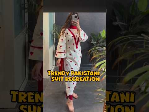 Trendy Pakistani Suit Recreation #shorts #recreation