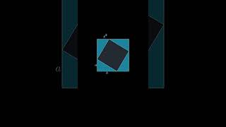 Pythagorean Theorem VISUAL Proof 🔺✨#shorts #mathshorts