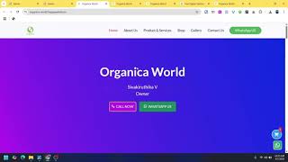 Instant Website Maker Tamil Demo