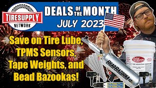Deals for July 2023: Tire Lube, TPMS Sensors, Tape Weights, & Exclusive Gaither BB12L Bead Bazooka!