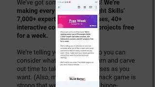 Free week coming on Pluralsight from October 10 - 16 | learn expert led video courses | code | adobe