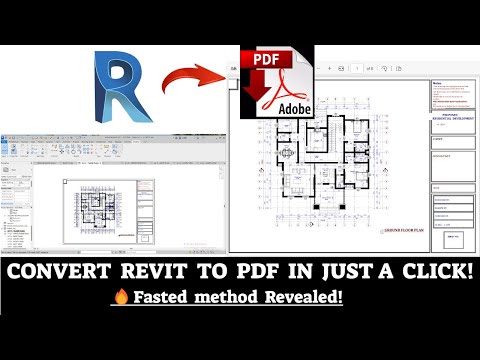 How to Convert Revit to pdf -Instantly Convert Revit file to PDF in Just a Click!