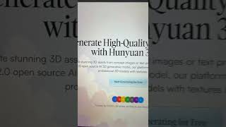 HUNYUAN 3D Image Magic Revealed! 😱  #shorts