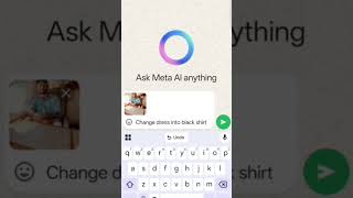 whatsapp new feature, meta ai feature#metaai#whatsapp#shortvideo#youtubeshorts