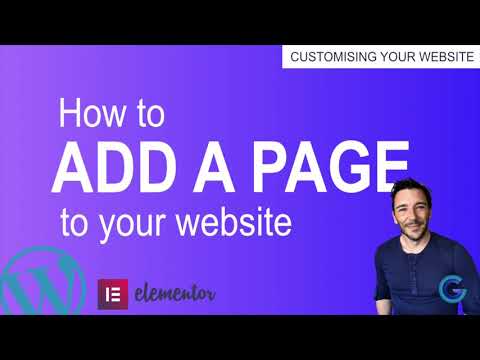 How to add a new page on your Wordpress website