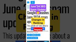 Major SEO Spam update June"24 👆 #googleseo #googlecoreupdate #seo #searchengineoptimization #seotips
