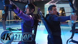 Clint and Kate vs. Tracksuit Bros Fight Scene [Final Battle] [No BGM] | Hawkeye
