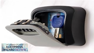 Wall Mount Key Lock Box 4 Digit Password Code Security Lock No Review