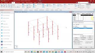 Design of G+1 Building frame by using STAAD Pro connect