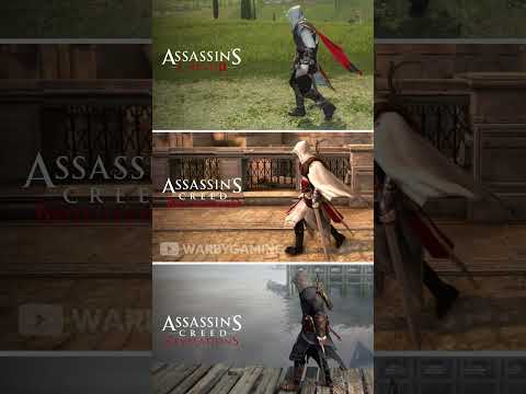 AC 2 vs AC Brotherhood vs AC Revelations | Walking Animation