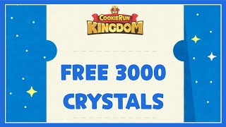 Free 3000 Crystals Coupon Code [Cookie Run: Kingdom]