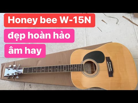 Đàn guitar Honey Bee W-15N âm hay, đẹp hoàn hảo. Giá: 2 triệu. 0936057750