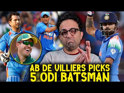 AB De Villiers picks his top 5 ODI batter of all time!