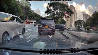 車CAM直擊 - 呢部中港七人車亂咁嚟 一段路連續兩次差啲炒車 NK3166