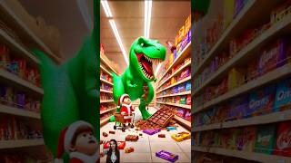 Evolution of Dinosaur: Dinosaur in the supermarket with chocolate🍫 adventure😻 #dinosaur #lovedino