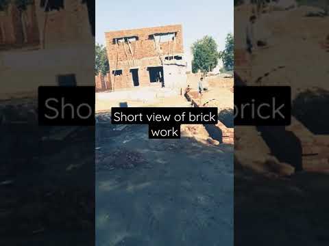 Short View of Brick Work #shorts #shortsyoutube #architecturaldesign  #building #construction