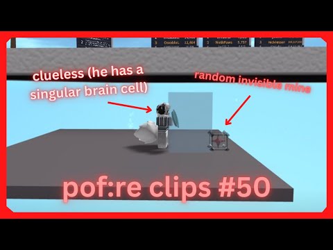 invisible mine - PoF:RE Clips 50 #platesoffate #roblox
