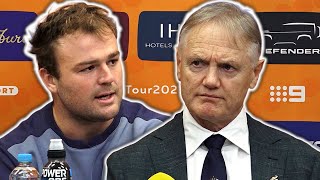 'I GOT TOLD IT’S FINE TO BE HIT IN THE NECK!' | Joe Schmidt and Harry Wilson | Australia 26-29 Lions