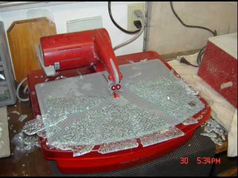 shattered tempered glass
