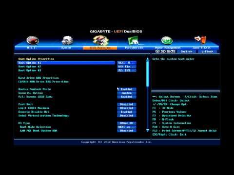 Z77X-UP7 BIOS Gallery/Overview