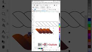 CorelDraw Tips Use Artistic Media Tool | #shorts