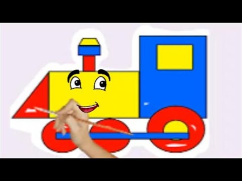 Learn New Shapes drawing,Colors for kids|Toddler Learning videos,2d shapessong,preschool learning,