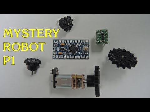 Mystery Arduino Robot, 3D Printed, Part 1